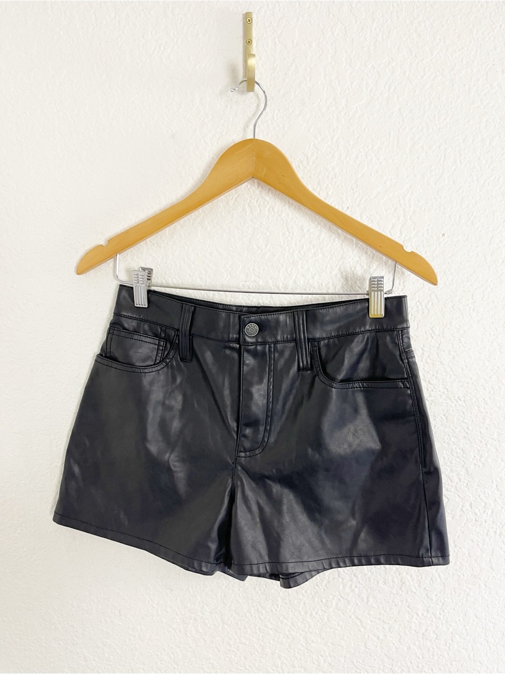 Madewell The Perfect Vintage faux leather jean short. 26 - Picture 5 of 11